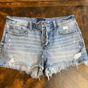Lucky Brand Distressed Blue Jean Shorts